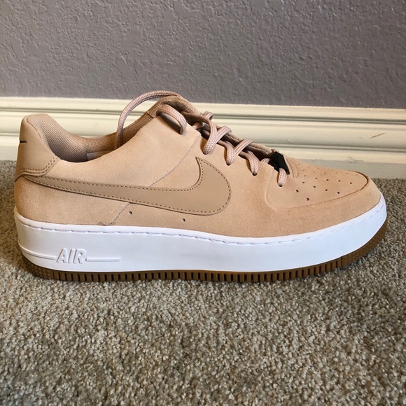 peach color air force ones